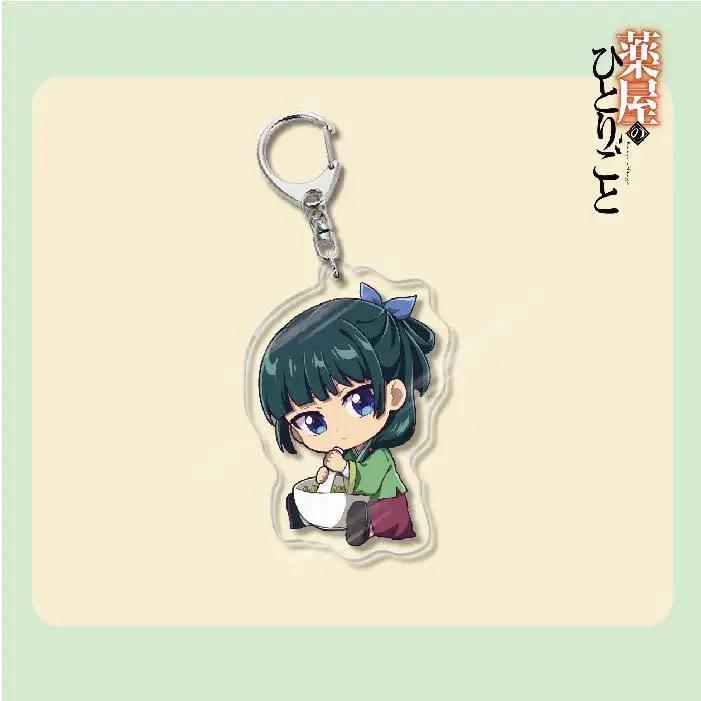 

New Style Anime The Apothecaries Diaries Cosplay Keychain Cartoon Maomao Figure Acrylic Key Chain Bag Pendant Keyring Fans Gifts