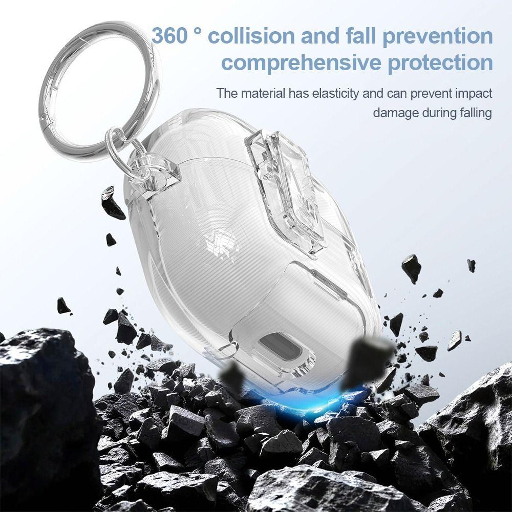 Anti Scratch Protective Case Shockproof Earbuds Cover for Huawei  FreeClip2 Travel Use