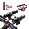 Aluminium Alloy Cycling   Odometer Extension Mount Bike Computer Extra Holder (Black)