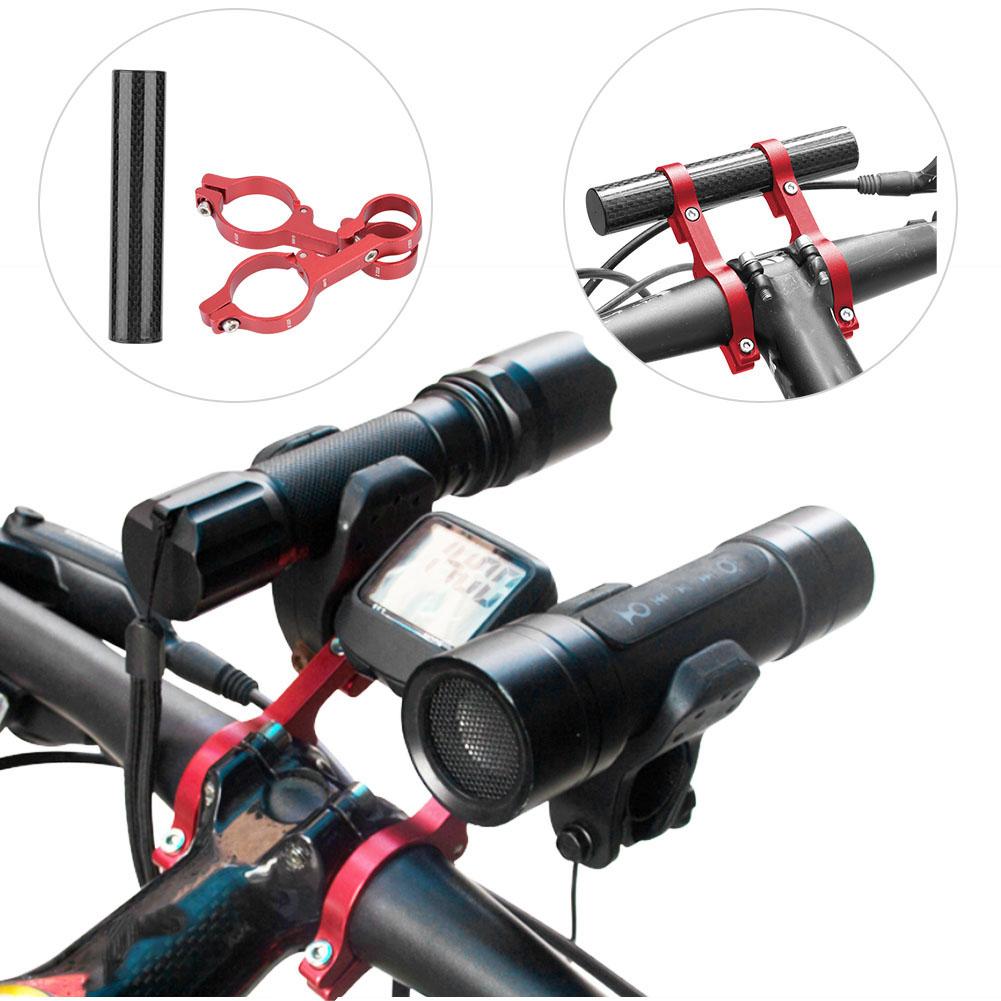 Aluminium Alloy Cycling   Odometer Extension Mount Bike Computer Extra Holder (Black)