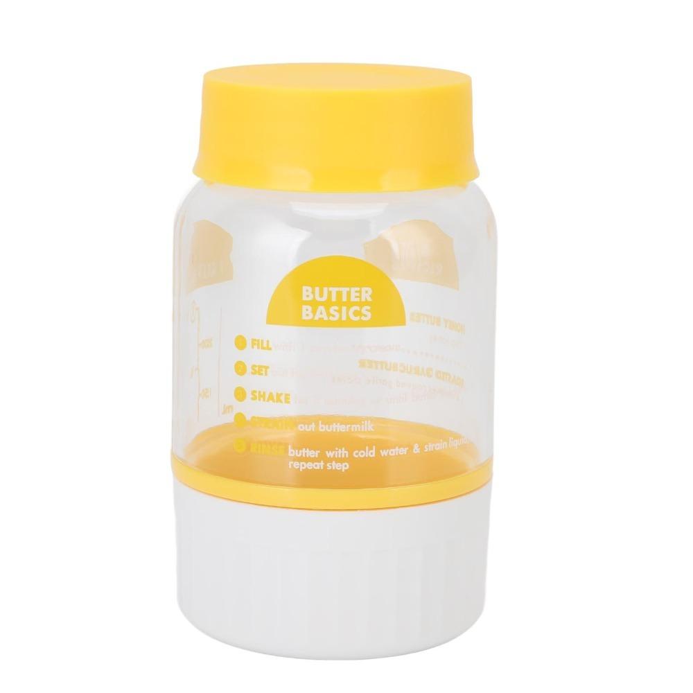 

Пластиковый маслобойка Многофункциональный с ситом Сепаратор сливок Легкий DIY Домашняя маслобойка Удобный для начинающих светло-серый