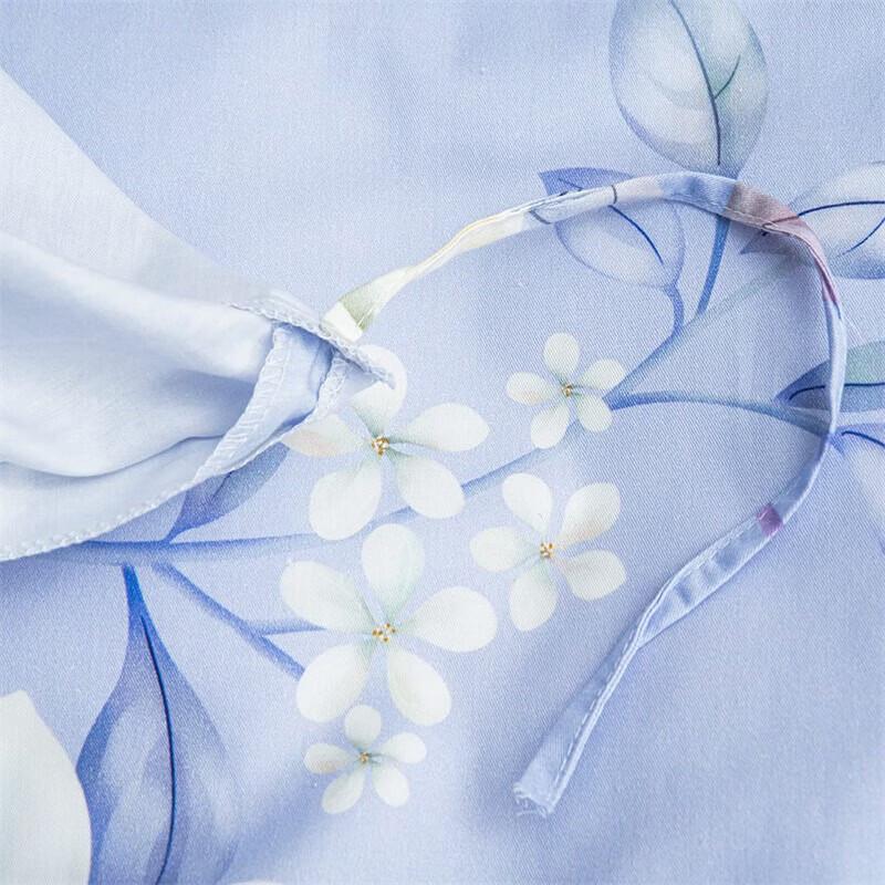 Flower Language Wind Whisper All-Cotton Four-Piece Bedding Set