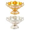 Coffee Table Fruit Bowl for Home Entertaining, Footed Double Ear Serving Dish for Candy, Dry Fruit, and Small Treats