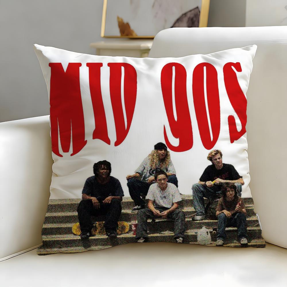 Trendy Mmid 90sies Cushion Cover Soft EasyWash Pillow Case Versatile for Couch Bed Travel and Office