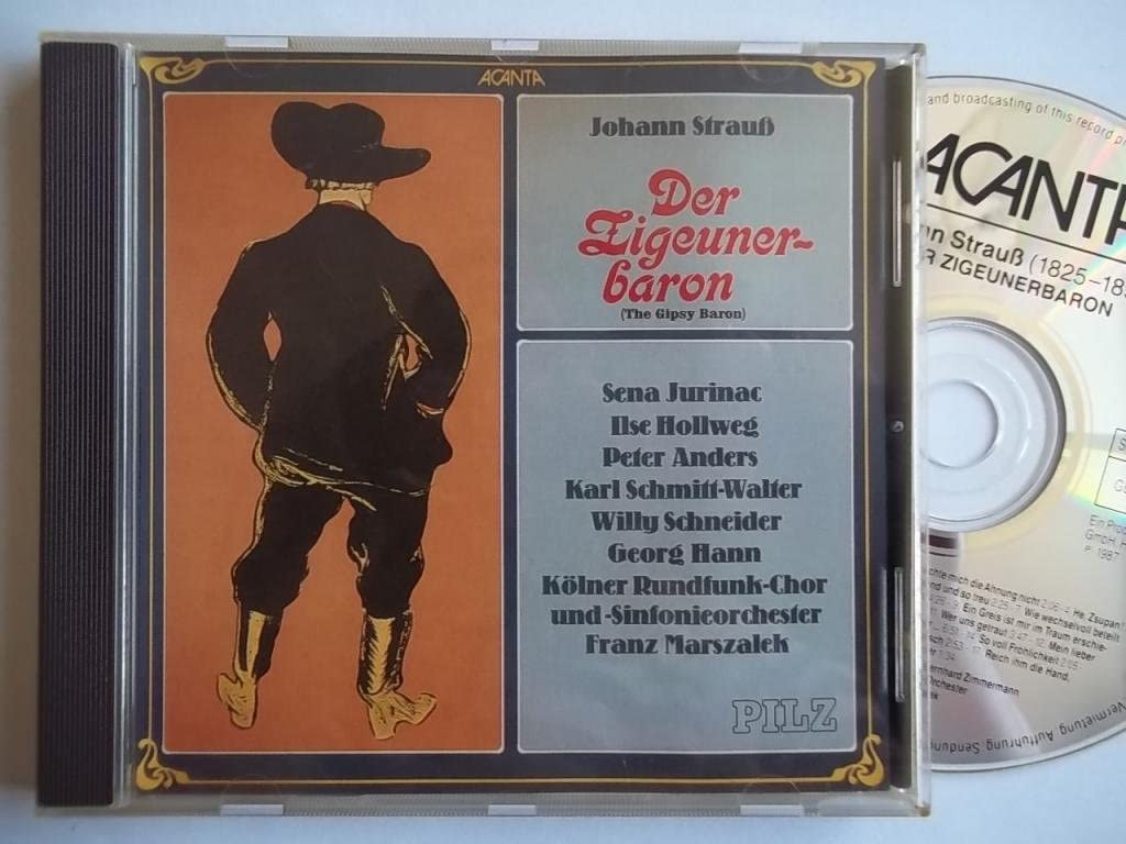 

CD JURINAC, HOLLWEG, COLOGNE RSO; MA - J.Strauss;Gypsy Baron Non Japan Classical Used