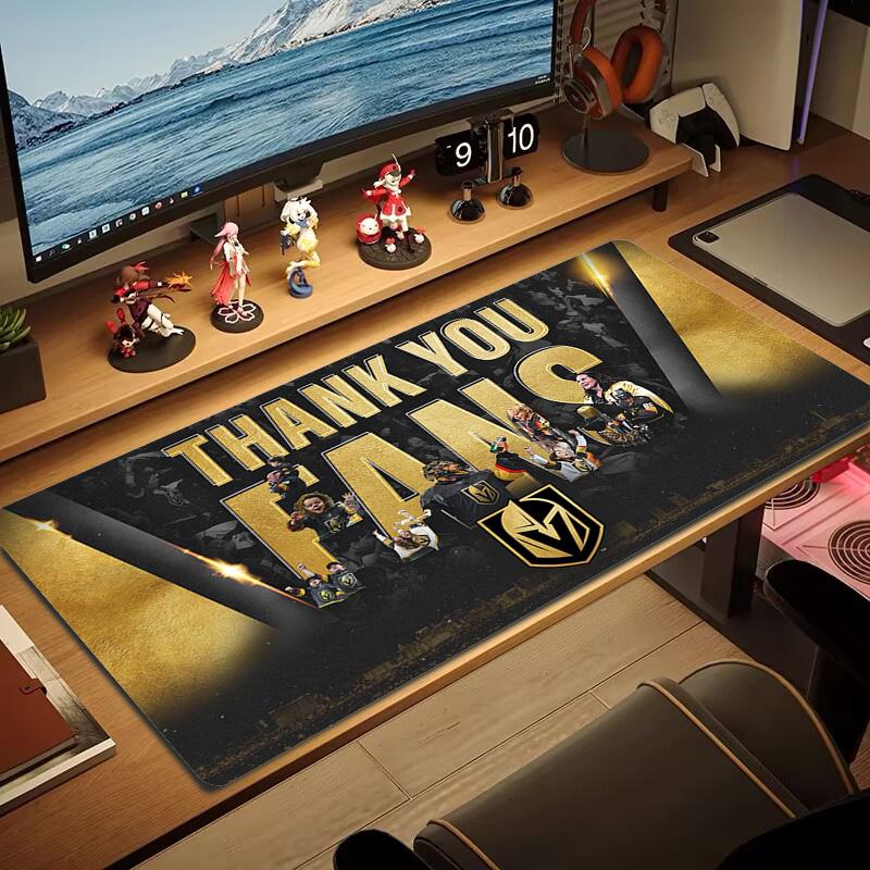 Vegas Golden Knights Color Mouse Pad Large Gaming Table Cushion Non-slip Laptop Tablet Big Mousepad XXL Mat Mini PC Playmat With Lock edge
