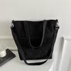 Chic 2023 Women's Large Soft Corduroy Shoulder Bag In Classic Colors For Casual Outings