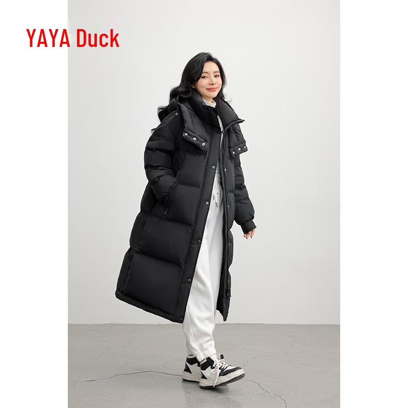 Yaya Damen Lange Winter Daunenjacke