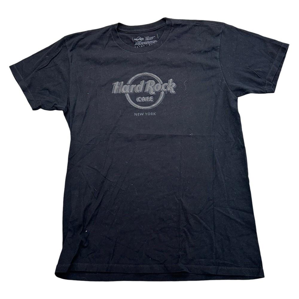 

Футболка Hard Rock Cafe Нью-Йорк Графический принт Обычная Черная Мужская XL