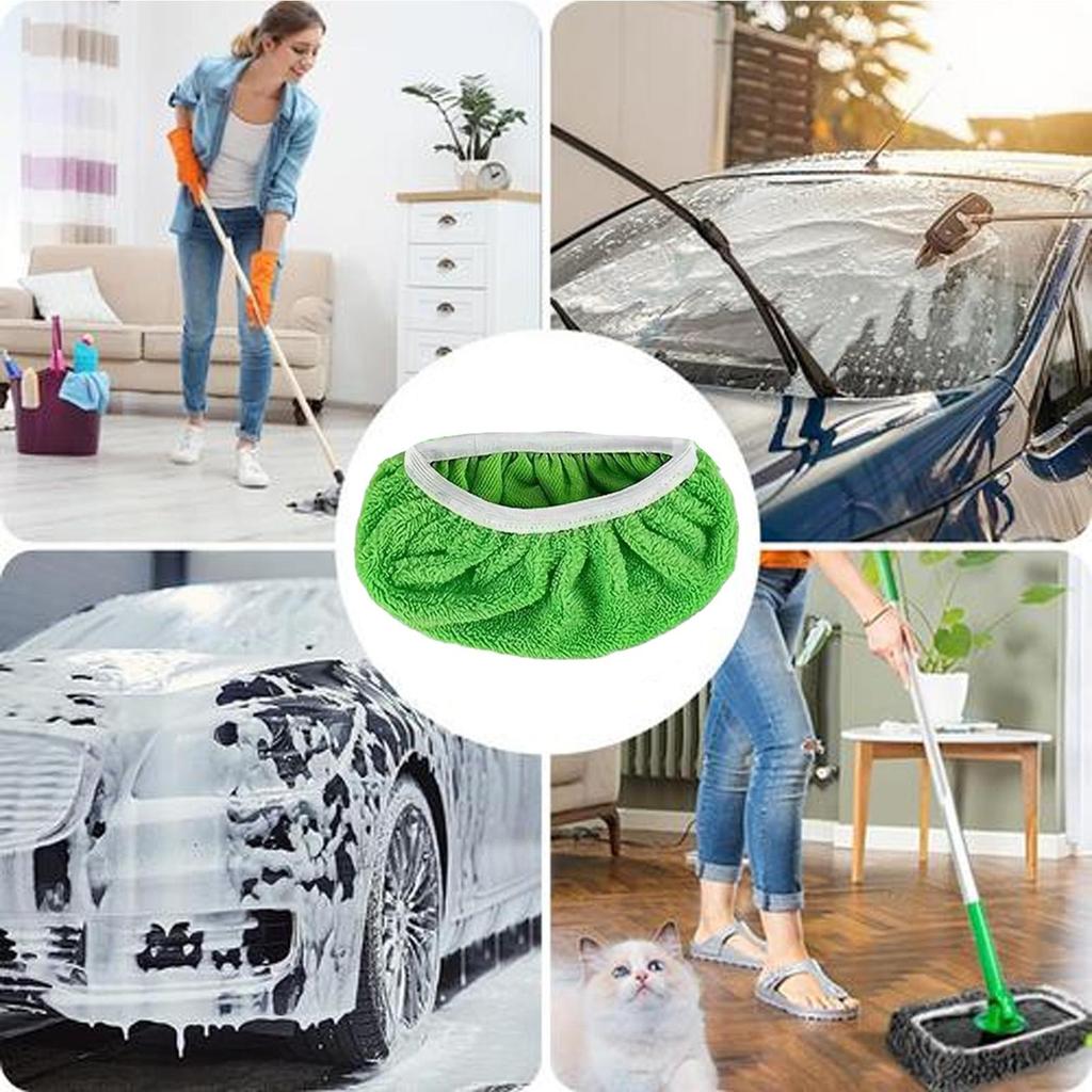 Household Mop Replaceable Cloth Cover Multi-functional Washable Reusable Flat Mop Cloth Microfiber Cover for Cleaning
