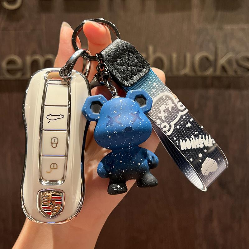 Passend für Porsche Schlüsselgehäuse CayennemacanPanamera Schlüsseletui