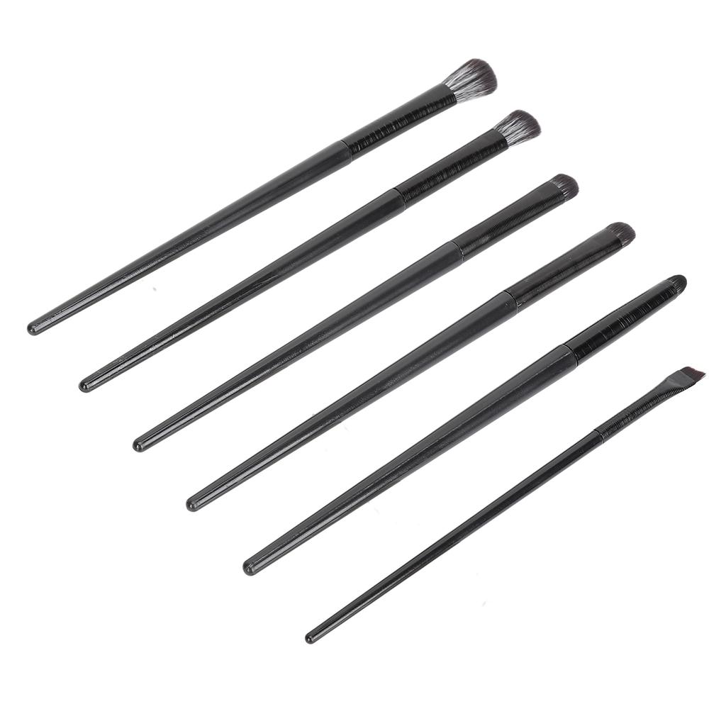 6pcs Eye Shadow Brushes Soft Fluffy Hair Easy Coloring Comfortable Grip Detail Makeup Brush Kit for Eyes
