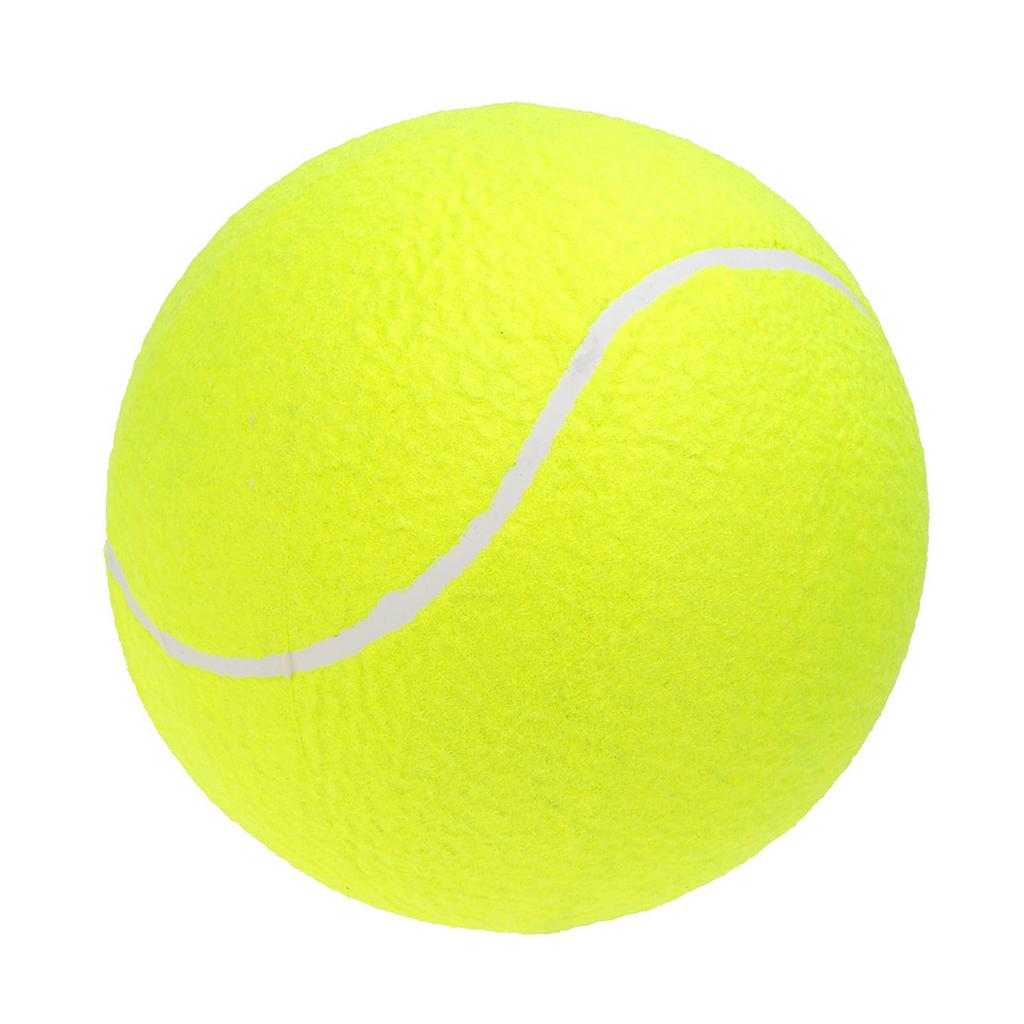 9.5‘’ Oversize Giant Tennis Balls Inflatable Tennis Ball with Pump Dog Toy Balls For Signature Children Adult Pets Dogs Cats Fun