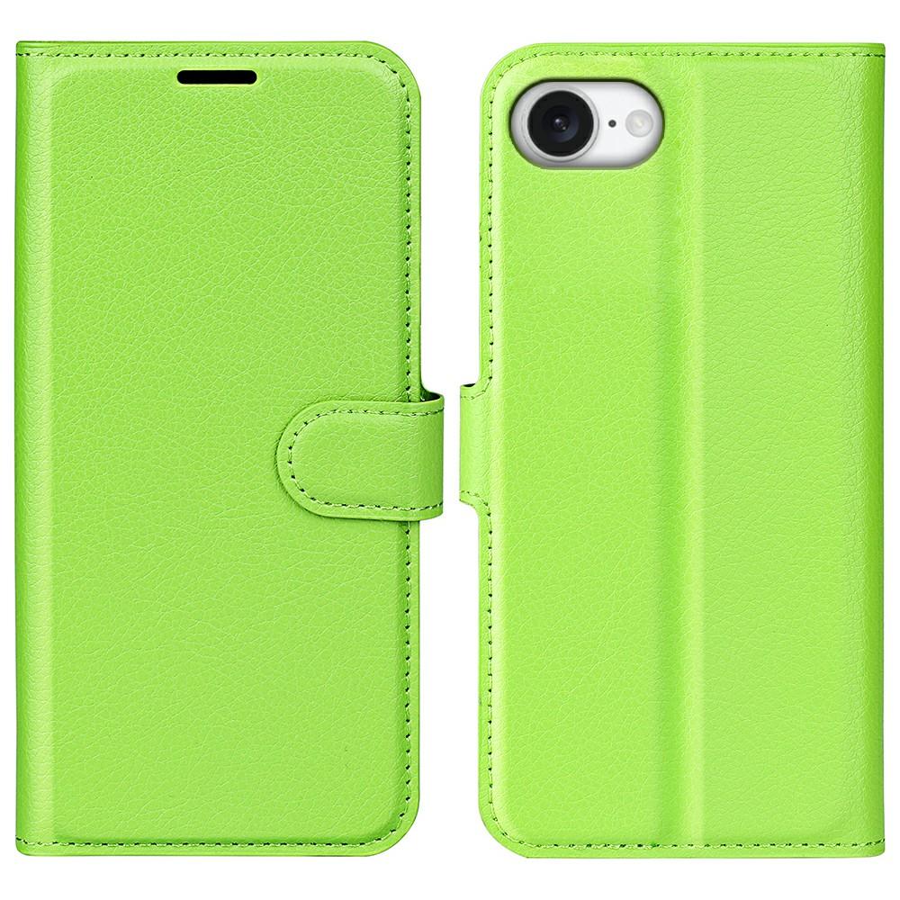For iPhone 16e Case Litchi Texture Shockproof Leather Wallet Phone Cover