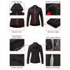 Cycling Sets WOSAWE Women MTB Bike Windproof Cycling Jacket Gel Padded Long Pants