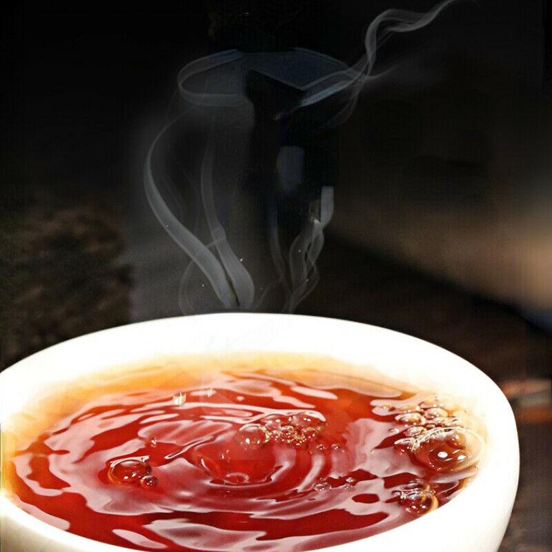 Chinese Aged Pu-Erh Tea Yunnan Cooked Pu-erh Black Tea Craft Gold Brick 1000g