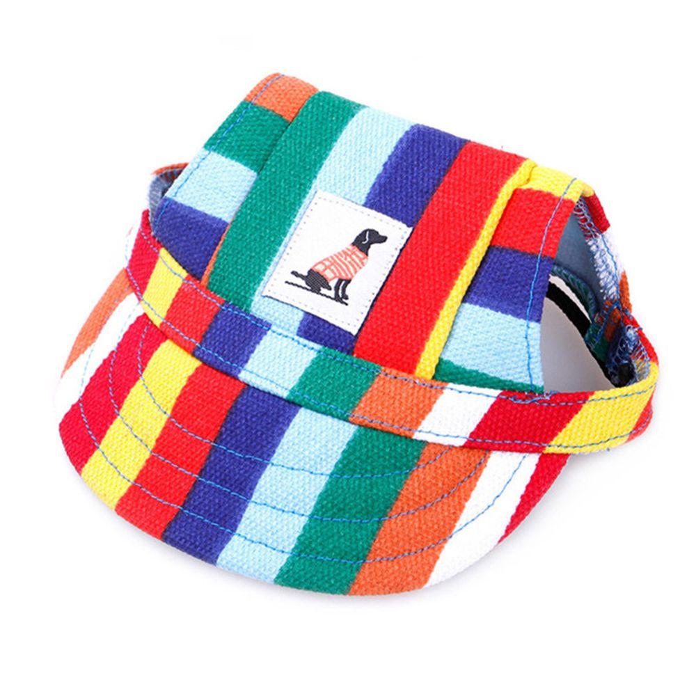 

Party Costume Puppy Pet Products Sports Sun Hat Dog Supplies Baseball Caps Dog Caps stripe S