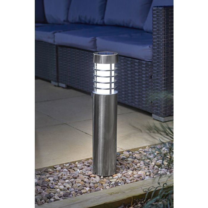 Borne solaire potelet inox Orion 20 lumens