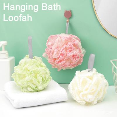Banyo Lif Kabağı Yumuşak Nazik Hızlı Köpük Düz Renk Kadın Erkek Vücut Yıkama Peeling Scrubber Duş Süngeri Örgü Topu Banyo Malzemeleri