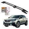 Katusereelingud Peugeot 3008 Suv 20092016 Must Alumiinium Vastupidav Tugev