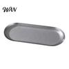 Outdoor Camping Plate Stainless Steel Serving Tray Retro Japanese Style Oval Dessert for Rustic Towel Holder Dish Home Kitchen Heavy Duty Metal
