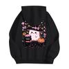 Women's Casual Fashion Halloween Printed Leisure Hooded Sweatshirt With Pockets