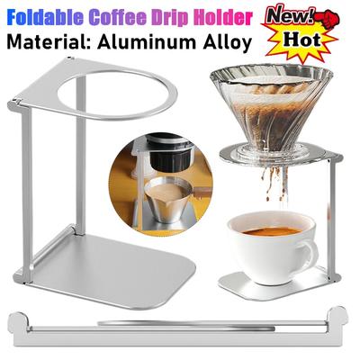 Soporte de aleación de aluminio Soporte para máquina de café Soporte para filtro de café para accesorios de máquina de café espresso portátil