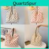 2024 Fashionable Canvas Strawberry Tote Bag Soft And Trendy For Daily Wear