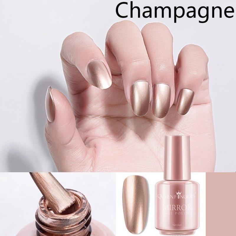 

12 цветов зеркальный эффект лак для ногтей Волшебный металлический лак для ногтей хромированный лак для дизайна ногтей DIY Декор для ногтей ZPG