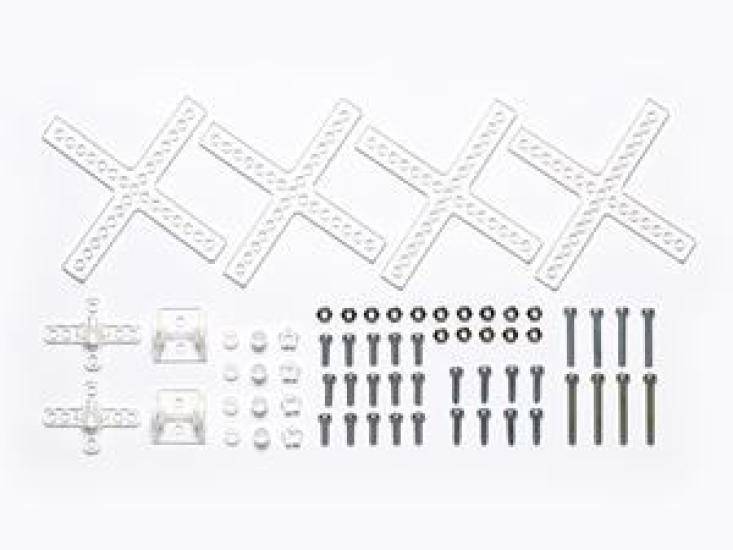 Tamiya Fun Craft Series Transparent Cross Universal Arm Set 69920 Plastic Model Parts Fun Craft Series (Parts)