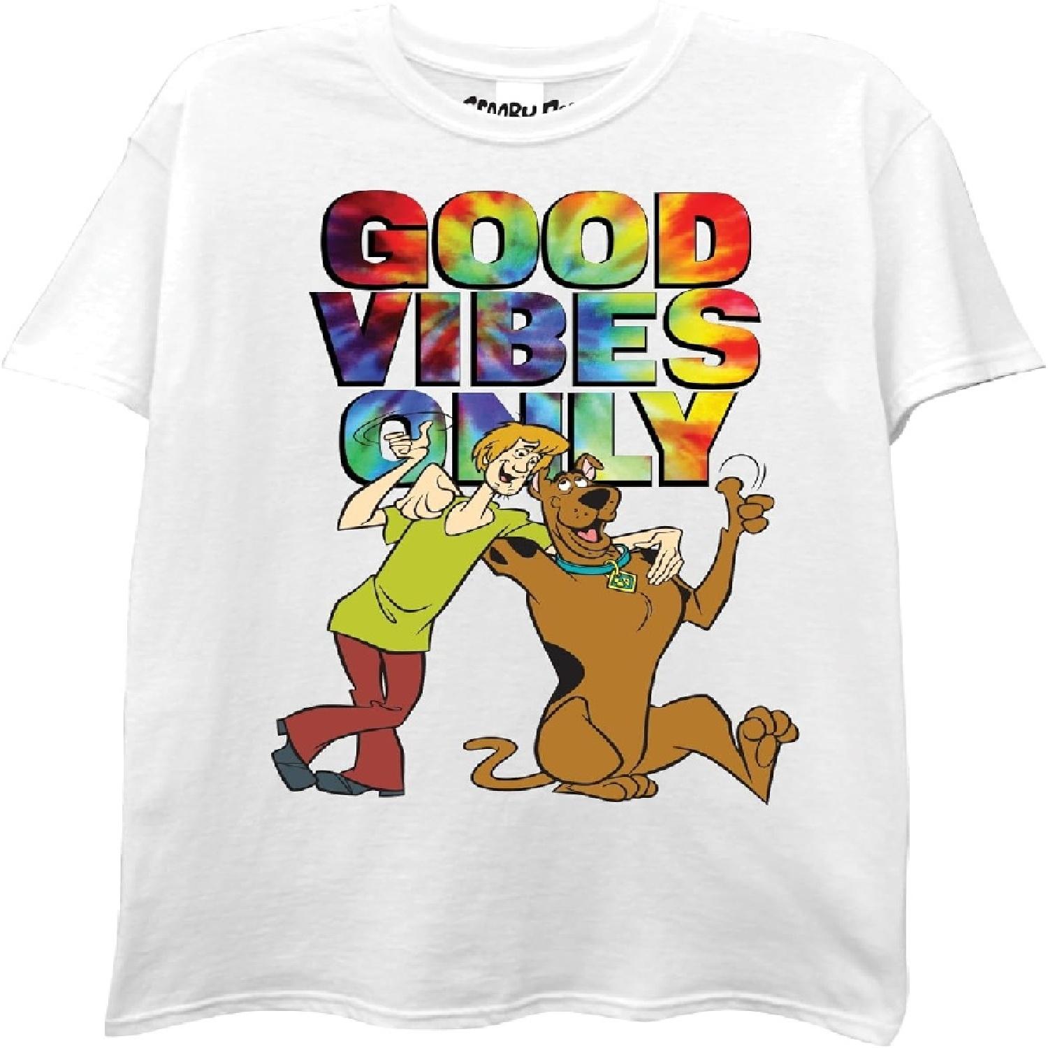 

Скуби-Ду! Мужская футболка с коротким рукавом Good Vibes S белый