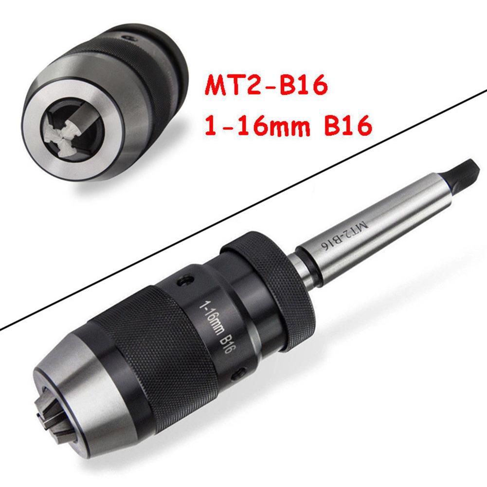 Lathe Drilling 45 Steel 1-16mm Drill Chuck Keyless Drill Chuck For Drilling Self-tightening Quick-change Design
