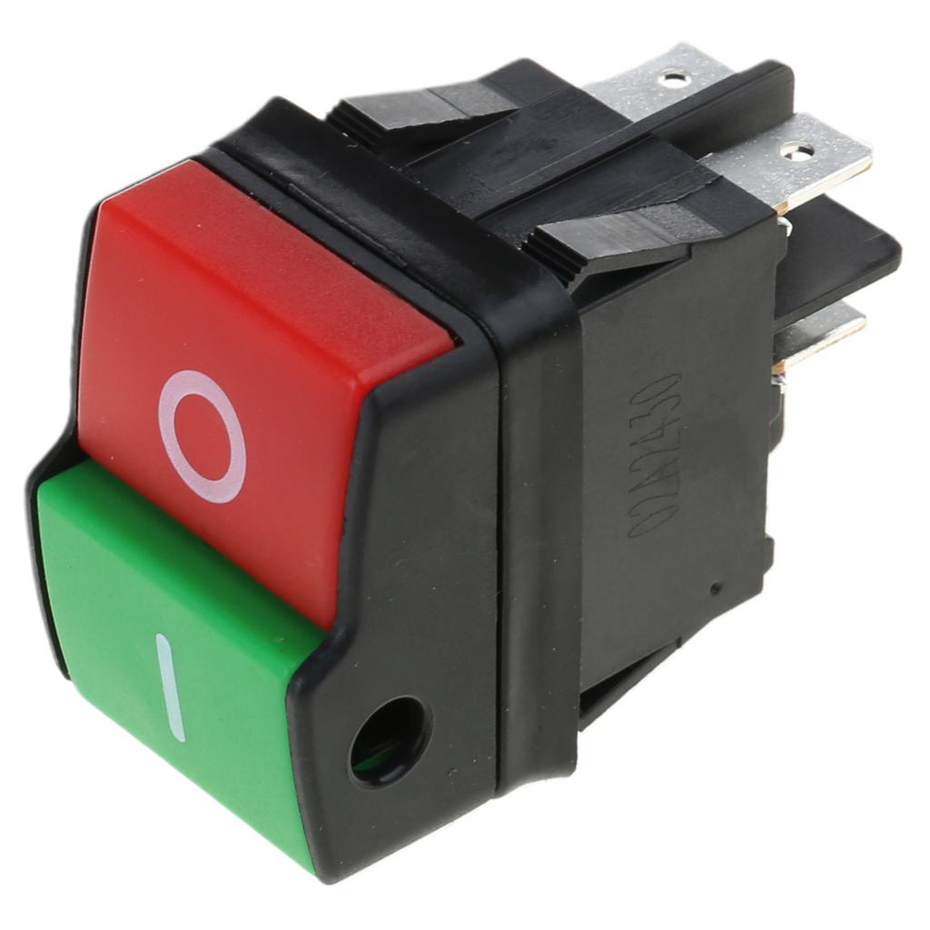 HY52 Button Waterproof & Dustproof Switches Simple Operation Plastic Switches Fitting for 125/250V Electric Tools