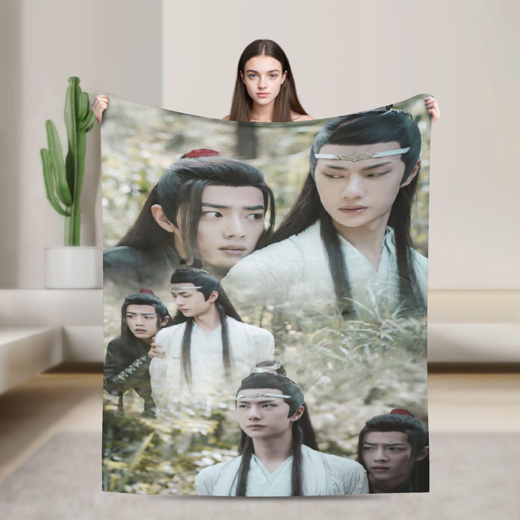 the Untamed Blanket Cute Rabbits Flannel Funny Soft Throw Blanket for Chair Covering Sofa Spring/Autumn 30x40in