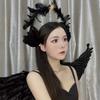 Star Feather Headband Goddess Lolita Hair Bands Elegnat Angel Wing Hair Hoop  Party