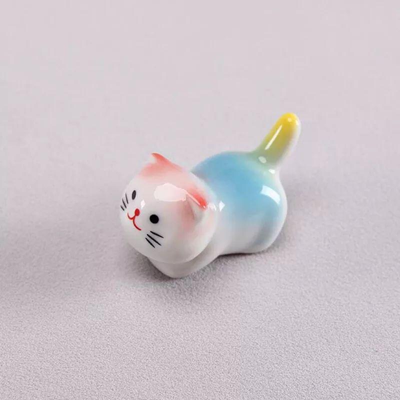 Cute Animal Ceramic Paint Brush Pen Holder Pen Rack Display Stand Palette For Watercolor Gouache Acrylic Painting Art Supply