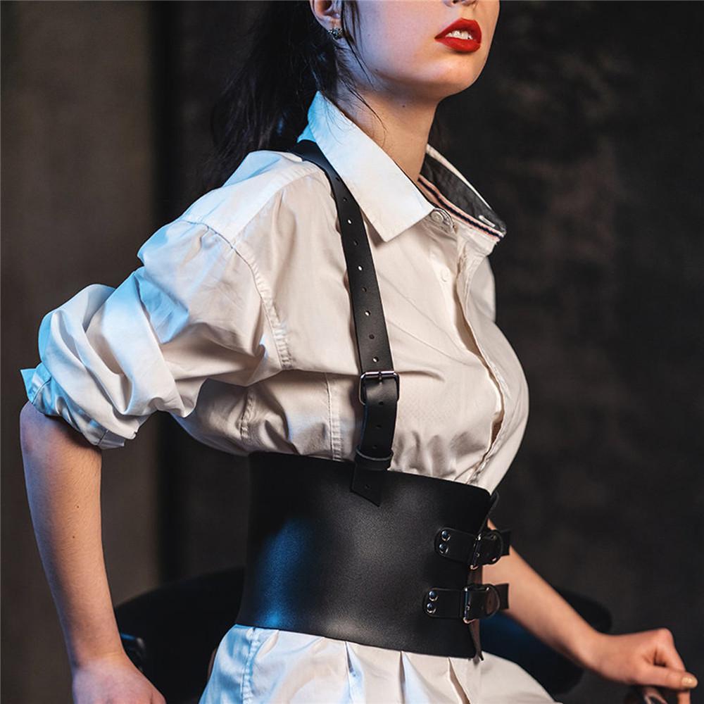 Trendy Women's Leather Performance Belt & Shoulder Strap