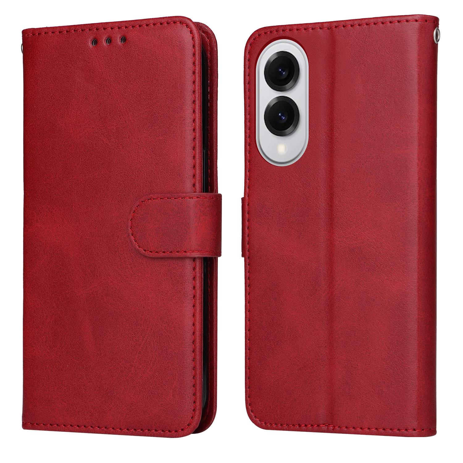 

For Samsung Galaxy S25 Edge Case Wallet PU Leather Folio Flip Phone Cover D