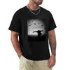 Man In Flight With Crows Tshirt Water Resistant Casual Tshirt