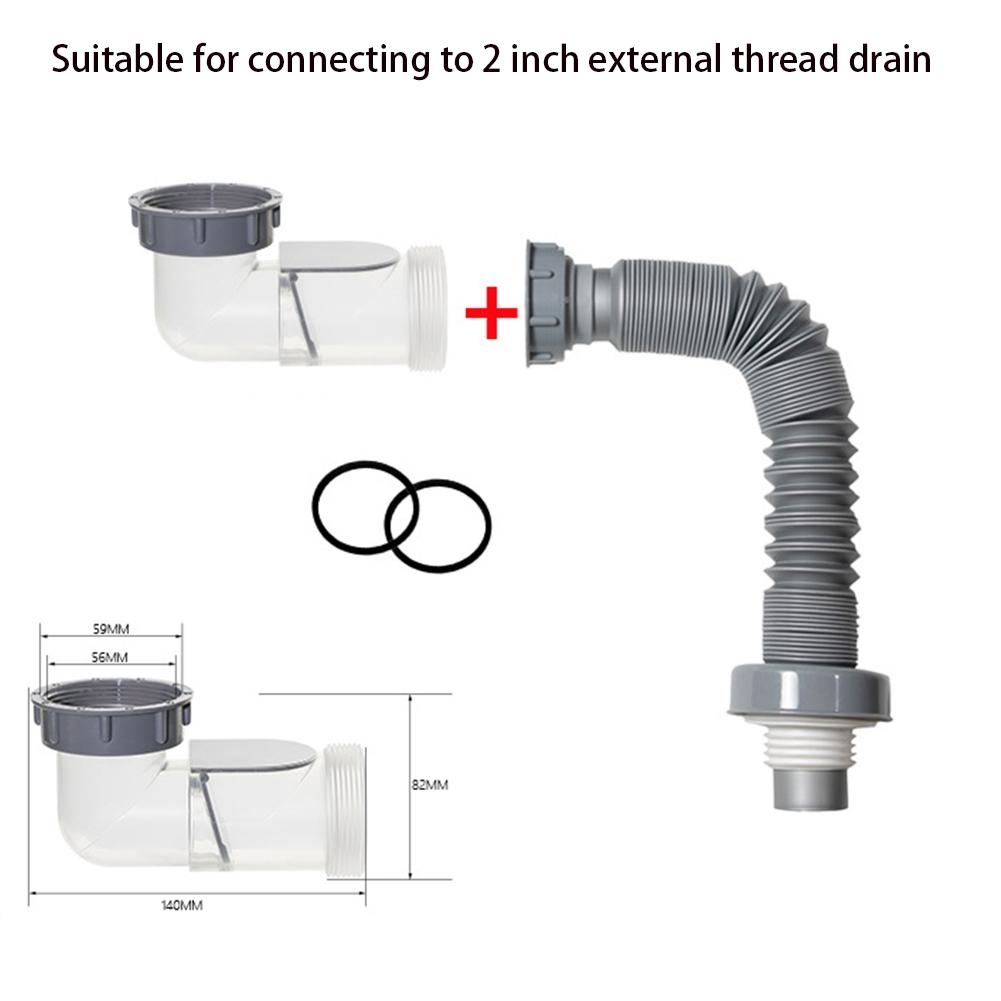Bathroom Drain Hose Set Kitchen Sink Drain Hose Versatile Tool