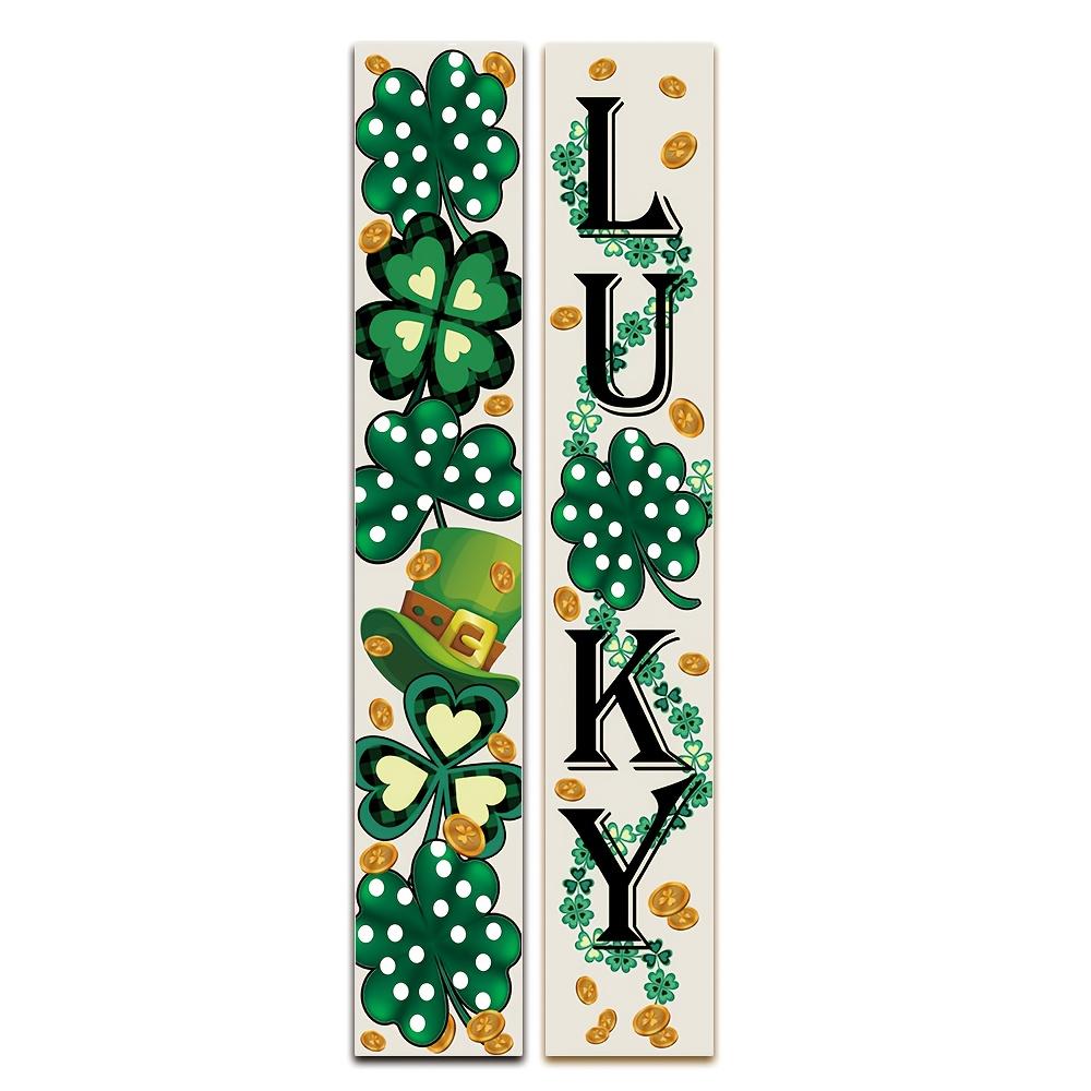 Door Banner Patrick Multipurpose Lucky Charm Eid Polyester 179.83x29.97cm Indoor Outdoor Decor