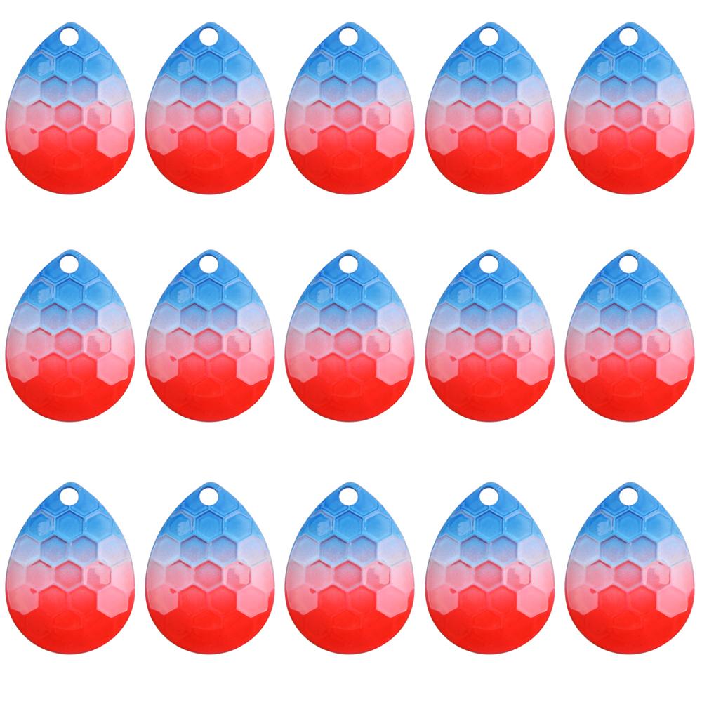 

15 шт. Блесны для рыбалки, лепестки спиннеров, оснастка для судака, аксессуары для DIY, для спиннера на судака, гусеничная оснастка, вертлюжки, бусины, рыболовный крючок