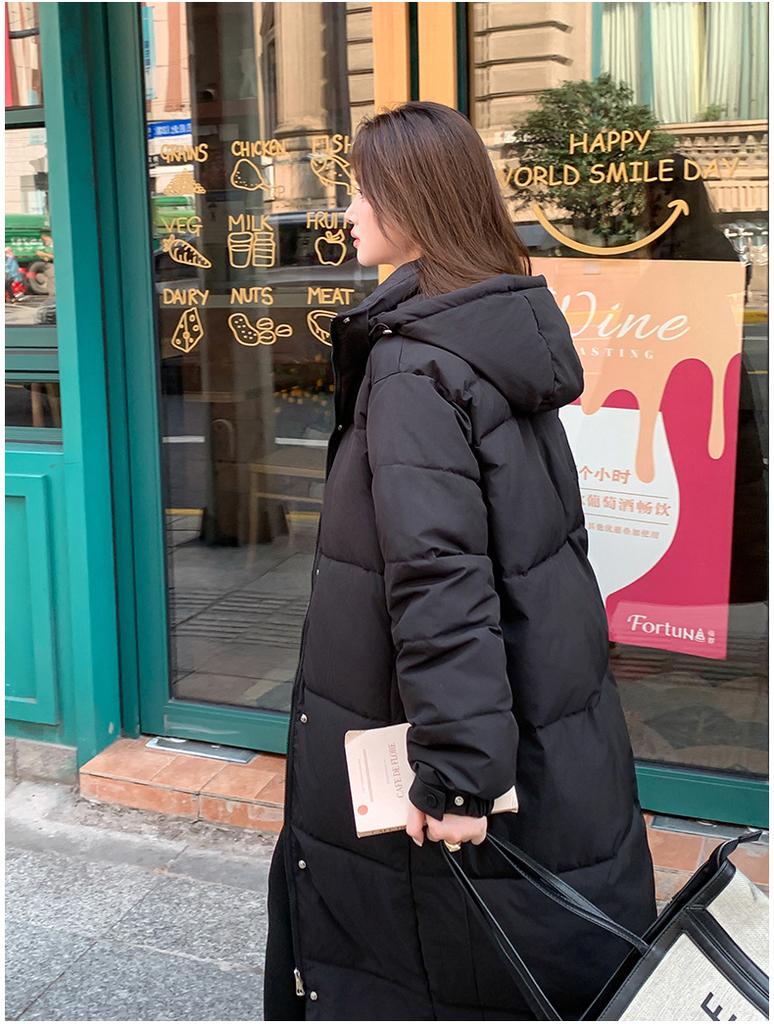 Padded-on Clothes, Thickened Padded Jackets, Women's Long Over-knee Padded Clothes, Women's Winter Students, Loose Bread Clothes, Jackets
