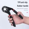 Multifunctional Adjustable Magic Wrench: 15-22MM Labor-Saving Hex, Round, Square, Rhombus Screw Clamping Tool