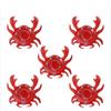 Pvc Inflatable Water Toy Red Crab Cup Holder Floating Drink Coaster For Pool Parties