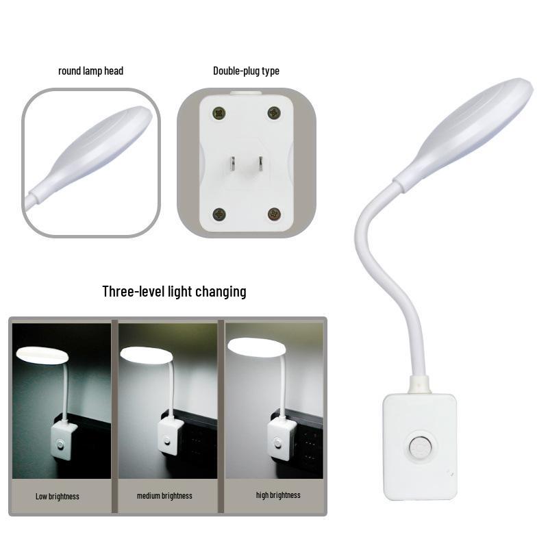 Energieeffizientes LED-Nachtlicht: Augenfreundliche Wand- oder Nachttischlampe für Studium, Stillen & Schlafzimmer. Superhell.