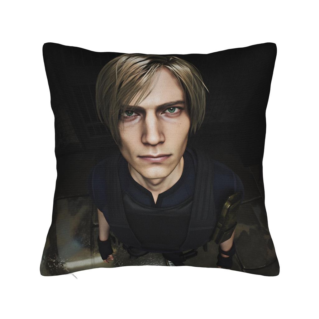 Muskel Leon Kennedy Evil Residents Kissenbezug Benutzerdefinierter Kissenbezug Kawaii Kissenbezug für Sofa Couch Bett Wohnzimmer