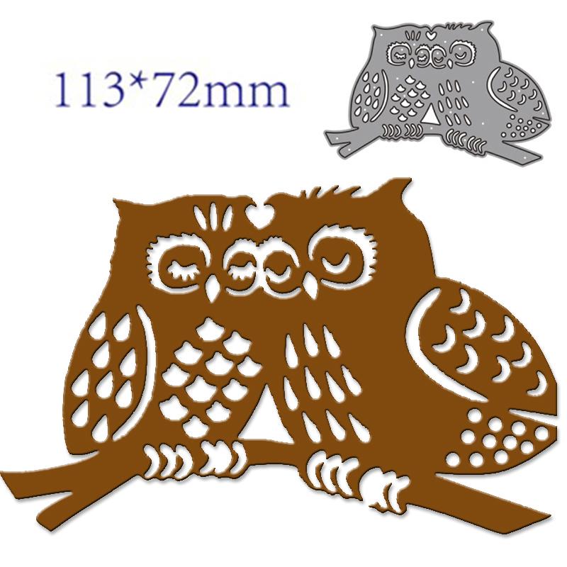 

Aidier Сова металлический трафарет DIY Скрапбукинг альбом бумажная карта трафарет для тиснения