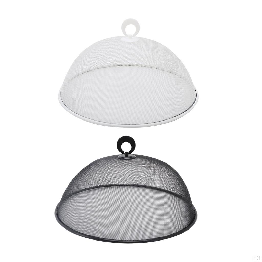 11.02 Inch Reusable Metal Mesh Food Cover Multi-Purpose Picnic for Picnics, Etc.