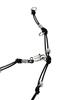 Youche Pret A Porter Sq Node Necklace 001 Obsidian Black